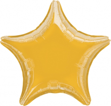 Mini-Folienballon "Stern", gold