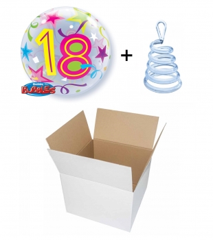Ballon-Gruß - Geburtstag "18. Geburtstag" (heliumgefüllt)