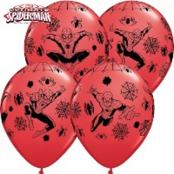 Latexballons - 6 Stck."Spiderman"