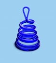 Ballongewicht "Spirale" - blau