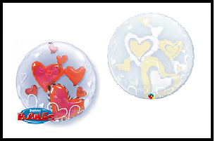 Bubble-Ballons Liebe / Hochzeit