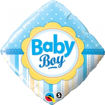 Folienballon  "Baby Boy", blau (heliumgefüllt)