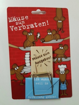 Mäusefalle - Mäuse zum Verbraten