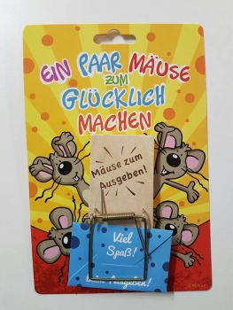 Mäusefalle - Ein paar Mäuse zum Glücklich machen