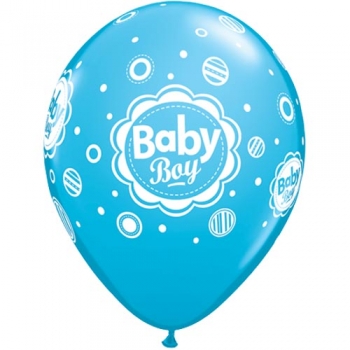 Latexballons - 6 Stck. "Baby-Boy"