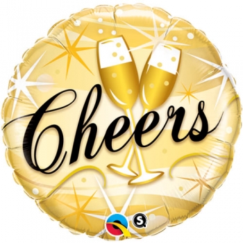 Folienballon "Cheers", (heliumgefüllt)