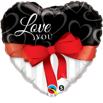 Folienballon "Love you" (heliumgefüllt)