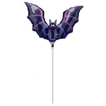 Mini-Folienballon "Halloween" - Fledermaus