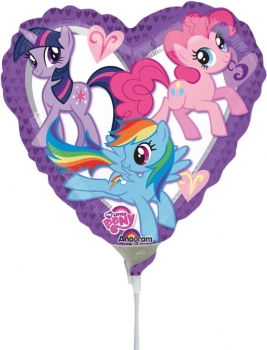 Mini-Folienballon "My little Pony"-Herz