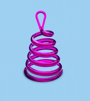 Ballongewicht "Spirale" - pink