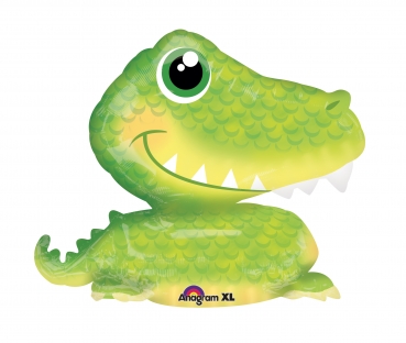 XXL-Folienballon "Krokodil" (heliumgefüllt)