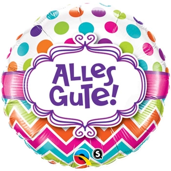 Folienballon "Alles Gute", (heliumgefüllt)