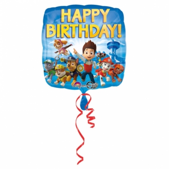 Folienballon "Happy Birthday Paw Patrol"