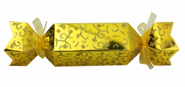Verpackungs-Box, Bonbon, gold