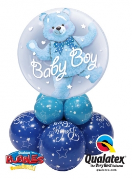 Tischdisplay "Baby Boy", blau