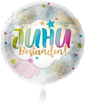 Folienballon "Juhu Bestanden"