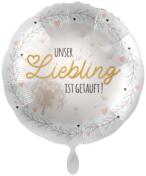 Folienballon "Unser Liebling ist getauft!"