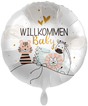 Folienballon "Willkommen Baby"