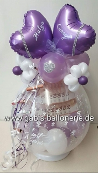 Geschenk im Ballon verpackt - individuell - Nr. 4