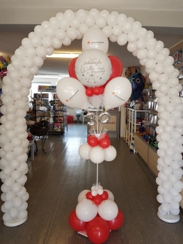 Individuelle Ballondekoration - Ballonfontäne