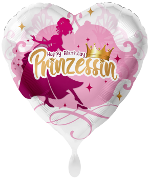 Folienballon "Happy Birthday Prinzessin"