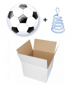 Ballon-Gruß "Fußball" (heliumgefüllt)