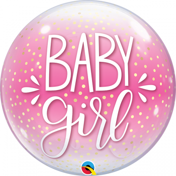 Bubble-Ballon "Baby Girl"