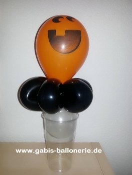 Ballongeschenk "Süßigkeiten-Becher", Halloween