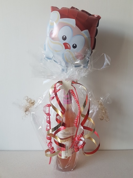 Individuelle Flaschenverpackung mit Mini-Shape-Ballons