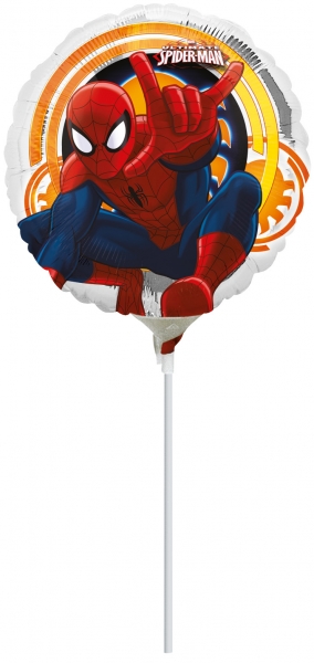 Mini-Folienballon "Spiderman", rund