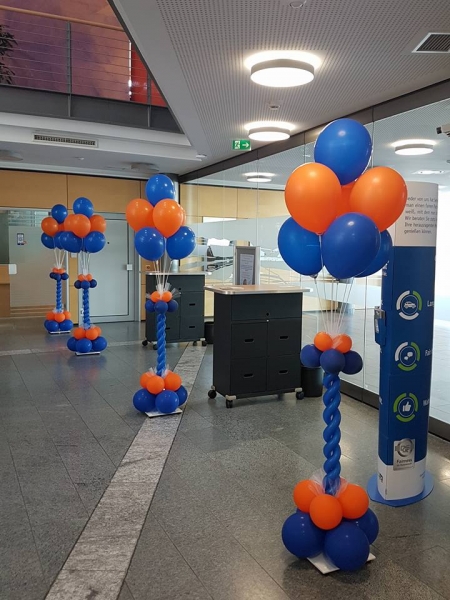 Individuelle Ballondekoration - Ballonfontäne