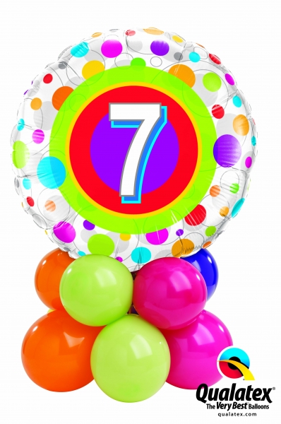 Tischdisplay "Happy Birthday", luftgeblasen