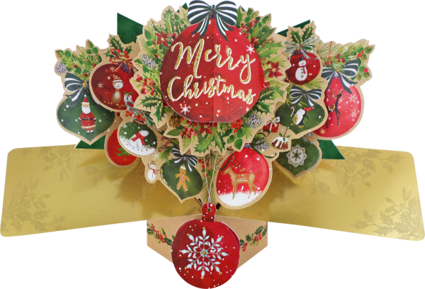 3D-Popup Karte, Merry Christmas