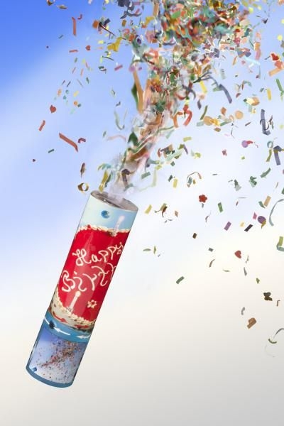 Konfetti-Kanone - Happy Birthday