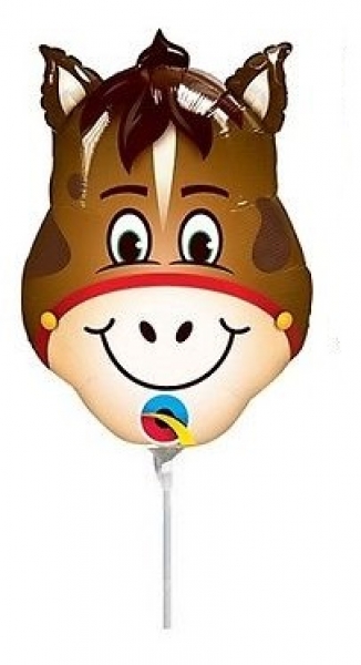 Mini-Folienballon "Pferd"