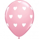 Latexballons - 6 Stck. "Herz, rosa"