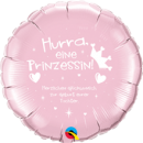 Folienballon "Hurra eine Prinzessin", (heliumgefüllt)