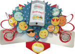 3D-Popup Karte, Happy Birthday Smiley