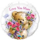 Folienballon "Love you Mum" (heliumgefüllt)